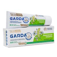 Паста зубная для детей бережная защита липовый цвет 0-3 лет First Tooth Baby Garda/Гарда 40мл миниатюра фото №2