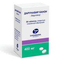 Дарунавир Канон таблетки п/о плен. 400мг 60шт, миниатюра